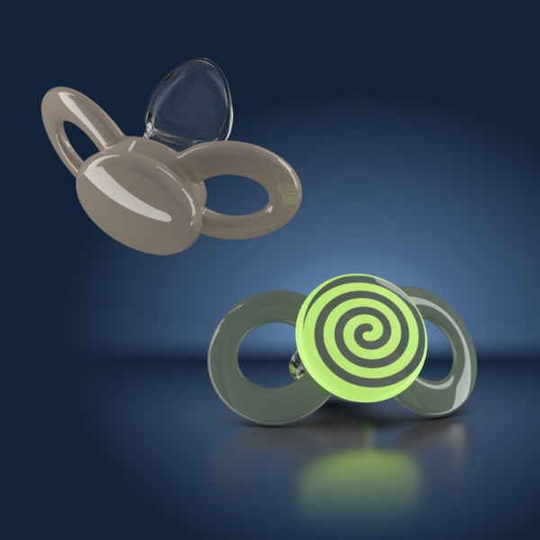 Пустышка ортодонтична Dentistar универсальная, от 6 месяцев, 2 шт. (3960005) - Pampik - 4