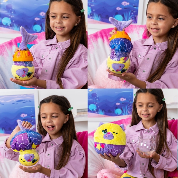 М’яка іграшка-сюрприз Misfittens W2 Кошеня в акваріумі (03945(W2)) - Pampik - 4