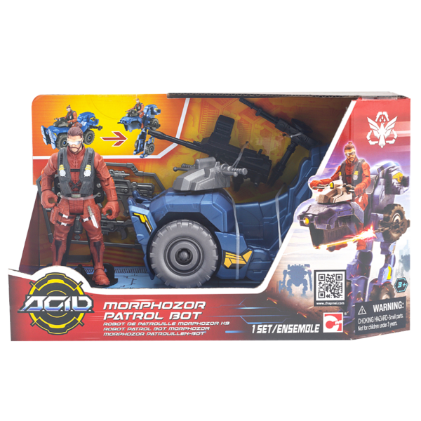 Ігровий набір A.C.I.D. Morphozor Патрульний робот (535003) - Pampik - 2