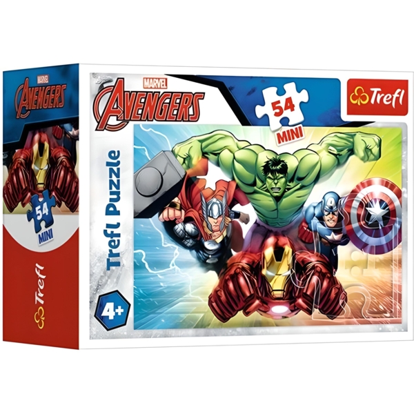 Пазли Trefl Сильна команда Дісней Marvel Міні, 54 елементи (19613) - Pampik