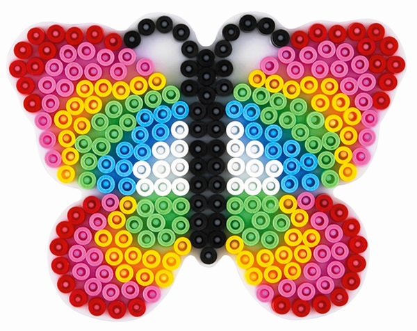 Термомозаїка Hama Midi Набір полів: Метелик 298, Квітка 299 та Лялька 330 (HM-4583) - Pampik - 6