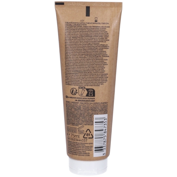 Солнцезащитный увлажняющий лосьон La Roche-Posay Anthelios Hydrating Lotion для кожи лица и тела SPF50+ 75 мл - Pampik - 2