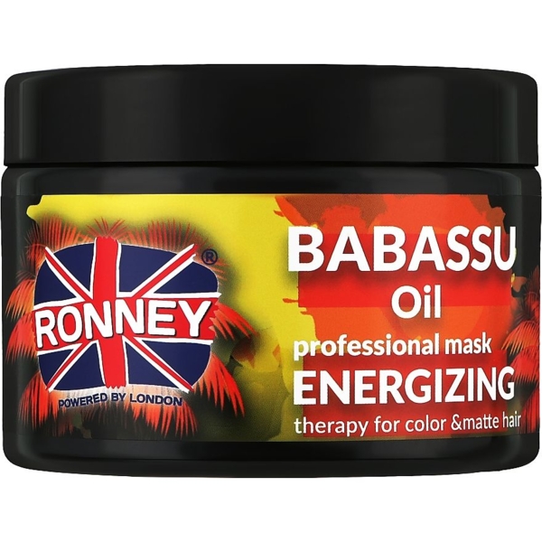 Маска для окрашенных волос Ronney Professional Mask Babassu Oil Energizing 300 мл - Pampik