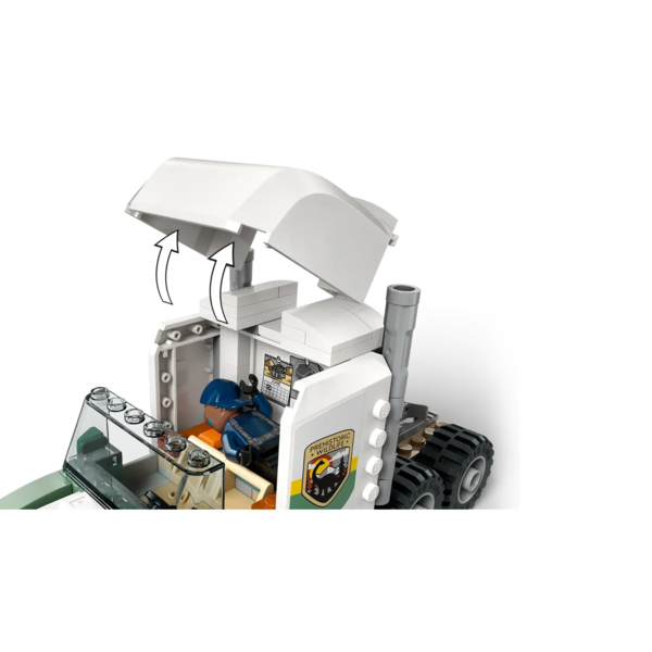 Конструктор LEGO Jurassic World Місії динозаврів Вантажівка для перевезення алозавра, 588 деталей (76966) - Pampik - 6