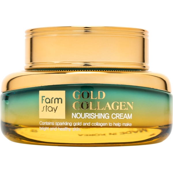 Крем для лица FarmStay Gold Collagen Nourishing Cream 55 мл - Pampik