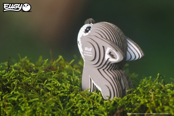 Збірна 3Д модель Eugy Зоопарк Вовк (XEG-040) - Pampik - 6