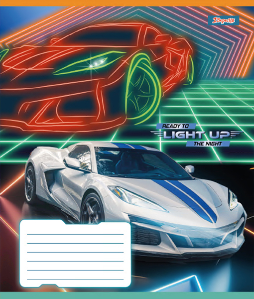 Набор тетрадей 1 Вересня Lights up А5, в линию, 60 листов, 10 шт. (767150) - Pampik - 4