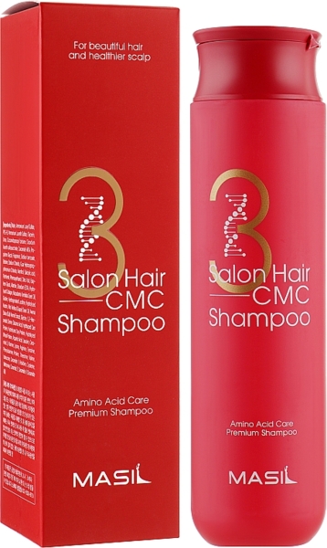 Шампунь с аминокислотами Masil 3 Salon Hair CMC Shampoo 300 мл - Pampik - 2