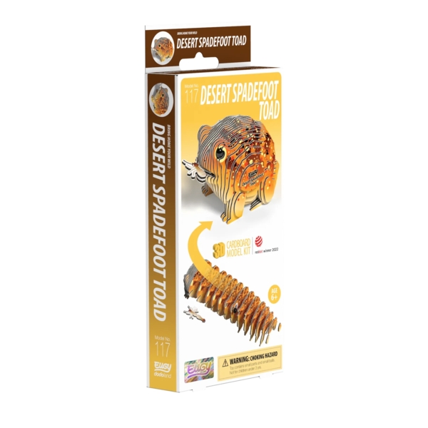 Збірна 3Д модель Eugy Зоопарк Пустельна лопатонога жаба (XEG-117) - Pampik - 3