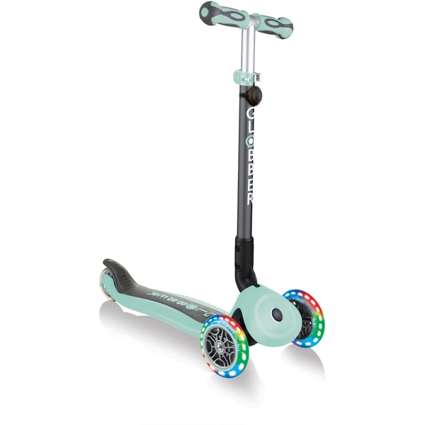 Самокат Globber Go Up Deluxe Lights 5 в 1, до 20/50 кг, 1+ лет, м'ятний (646-206) - Pampik - 4