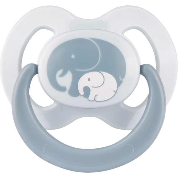 Пустышка плоская Baby-Nova с рисунком и кольцом силикон 2 шт. (3962314) - Pampik - 2