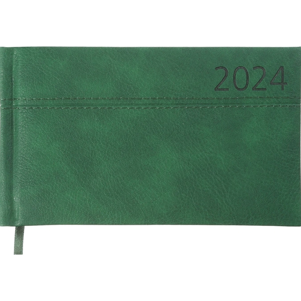 Ежедневник датированный Buromax Orion 2024 153х87 мм зеленый (BM.2906-04) - Pampik