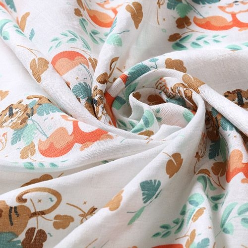 Пеленки BabyOno муслиновые хлопковые 70х70 см, 3 шт., салатовый (348/12) - Pampik - 5