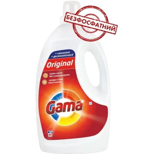 Гель для стирки Gama Универсальный, 2.2 л - Pampik