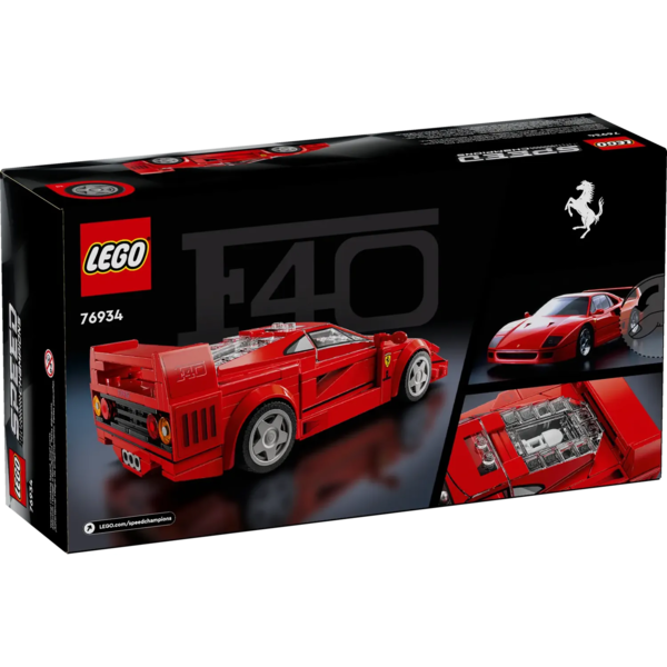 Конструктор LEGO Speed Champions Суперкар Ferrari F40, 318 деталей (76934) - Pampik - 8