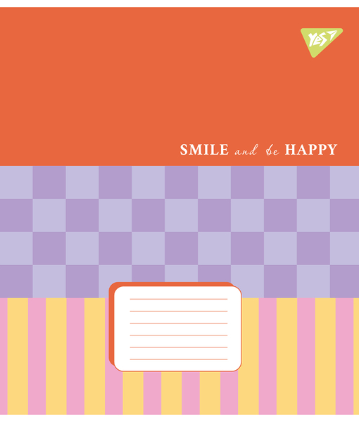 Набор тетрадей Yes Smile and be happy А5, в клетку, 18 листов, 25 шт. (767247) - Pampik - 4