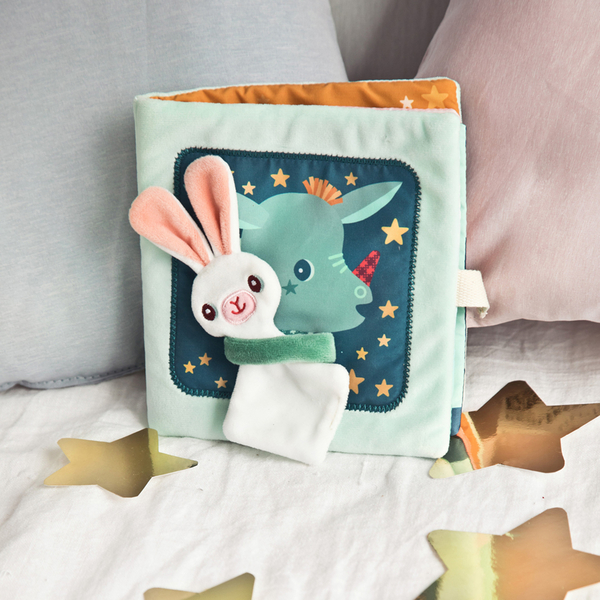 Розвиваюча м'яка книга Lilliputiens Комфортер Дракончика Джо (83492) - Pampik - 7