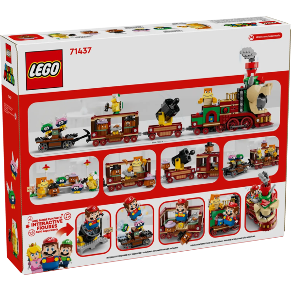 Конструктор LEGO Super Mario Швидкий потяг Боузера, 1392 деталі (71437) - Pampik - 7