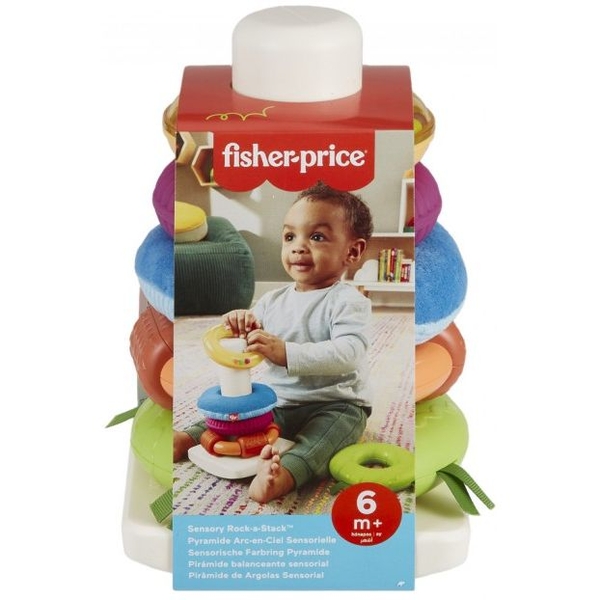 Пірамідка Fisher-Price Розвиток сенсорики (HXK47) - Pampik - 5