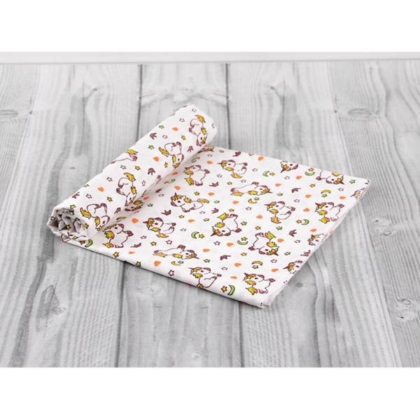 Пелюшка Руно Єдинороги ситець 95х110 см (204.03_єдинороги) - Pampik - 2