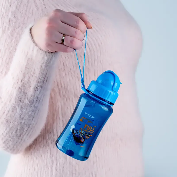 Пляшечка для води Kite Hot Wheels HW24-399, синя, 350 мл - Pampik - 6