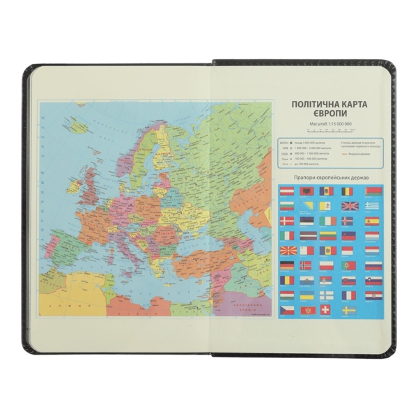 Ежедневник недатированный Buromax Salerno A6 красный (BM.2603-05) - Pampik - 3