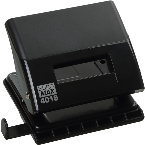 Діркопробивач Buromax Jobmax пластиковий до 20 аркушів чорний (BM.4019-01) - Pampik