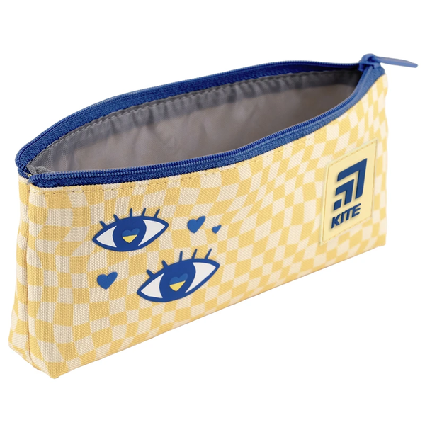 Пенал мягкий Kite 8x19.5x3.5 см, желтый (K24-680-2) - Pampik - 2