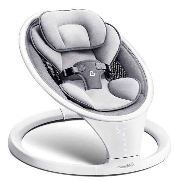 Заколисуючий центр Munchkin Baby Swing з функцією Bluetooth сірий (9029001) - Pampik - 2