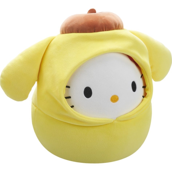 М'яка іграшка Squishmallows Hello Kitty Хелоу Кітті в образі Помпомпурін, 20 см (SQSN00387) - Pampik - 2