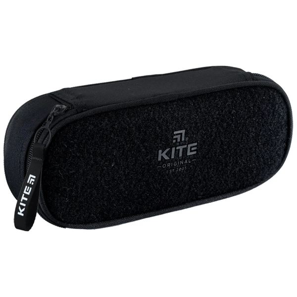Пенал мягкий Kite Velcro 22x8.5x4.5 см черный (K24-599-6) - Pampik