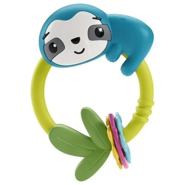 Брязкальце-прорізувач Fisher-Price Лінивець (HJW11) - Pampik