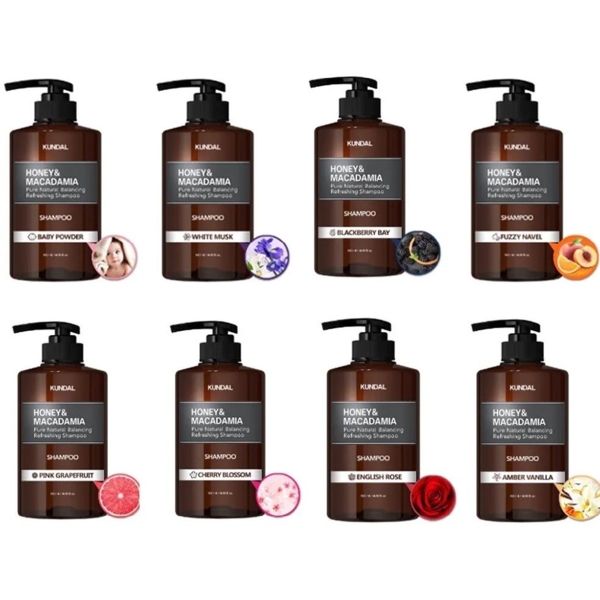 Шампунь для волос Kundal Honey & Macadamia Cherry Blossom безсульфатный, 500 мл - Pampik - 6