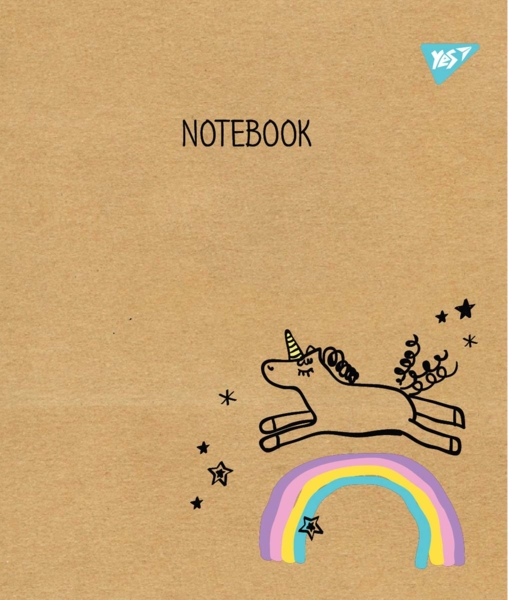 Набір зошитів Yes Sketch animal Крафт А5, в клітинку, 18 аркушів, 10 шт. (765078) - Pampik - 2