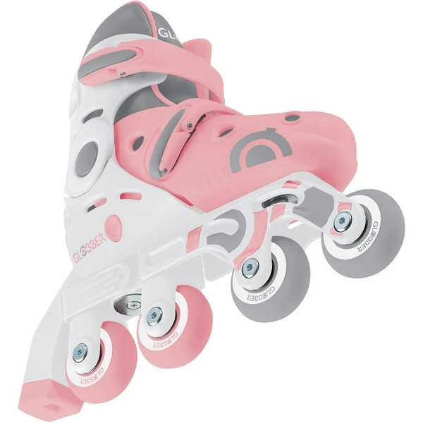 Роликовые коньки Globber Learning Skates 2 в 1, р.30-33, пастельно-розовый (783-210) - Pampik - 6