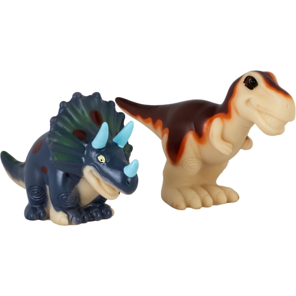 Набір іграшок Baby Team Динозаври 2 шт. (8757_набір з тиранозавром) - Pampik