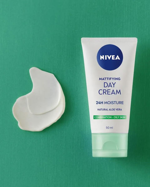 Матирующий дневной крем Nivea Интенсивное увлажнение 24 часа для комбинированной и жирной кожи 50 мл - Pampik - 5