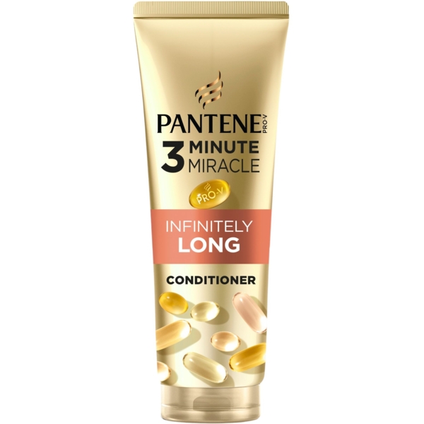 Бальзам-ополаскиватель Pantene Pro-V Infinite Lengths Бесконечно длинное, 220 мл - Pampik