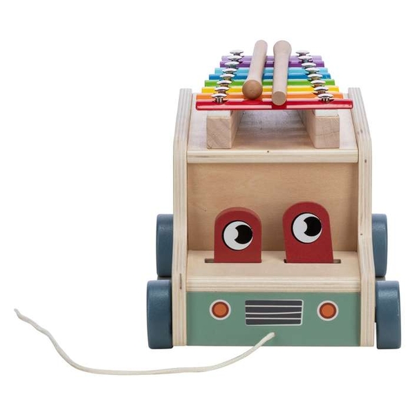 Сортер FreeON Дерев'яна вантажівка з ксилофоном (80623) - Pampik - 4