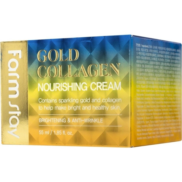 Крем для лица FarmStay Gold Collagen Nourishing Cream 55 мл - Pampik - 5
