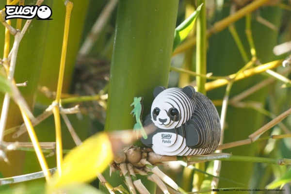 Збірна 3Д модель Eugy Зоопарк Панда (XEG-013) - Pampik - 8