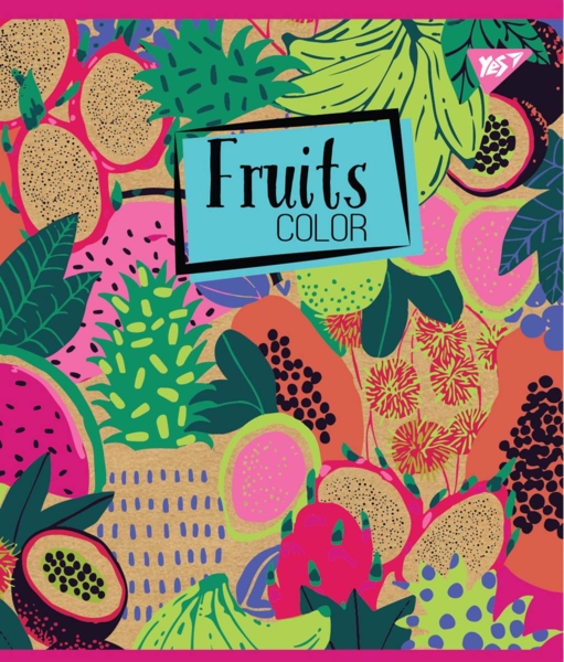 Набір зошитів Yes Fruits color Крафт А5, в лінійку, 18 аркушів, 10 шт. (765097) - Pampik - 5