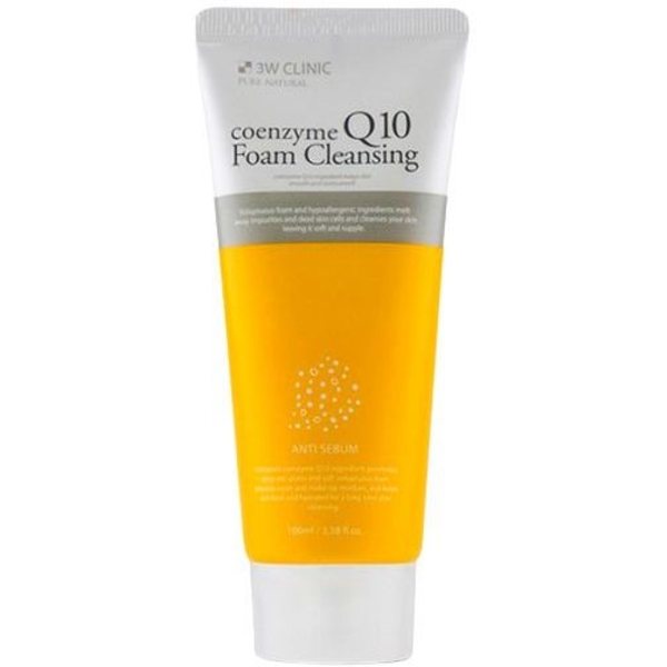Пінка омолоджувальна 3W Clinic Coenzyme Q10 Foam Cleansing з коензимом 100 мл - Pampik