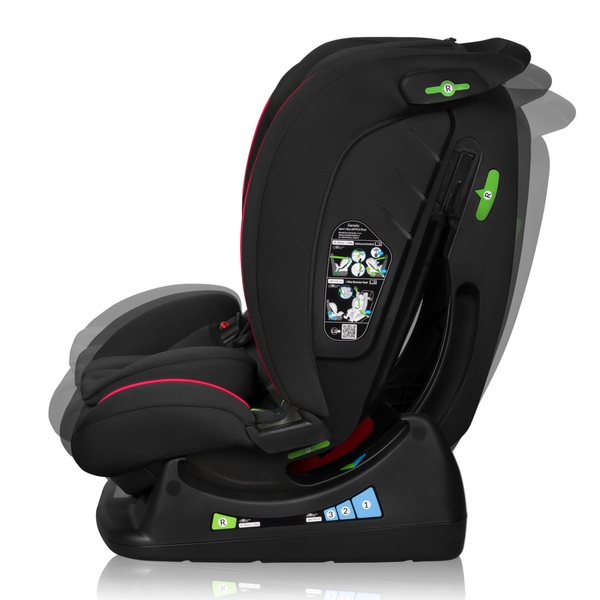 Автокрісло Lionelo Aart I-Size Black Carbon Red - Pampik - 8