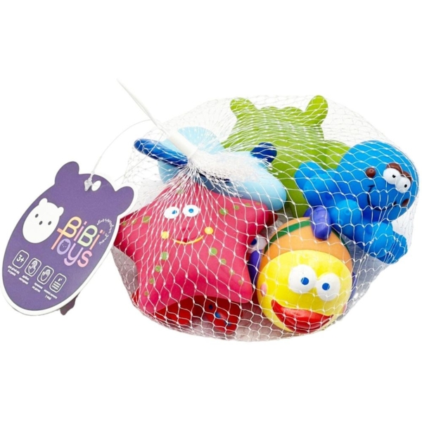 Набор игрушек для купания Bibi Toys Морские обитатели 6 шт. (761025BT) - Pampik - 7