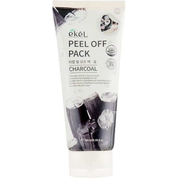 Маска-пленка Ekel глубокой очистки с древесным углем, 180 мл - Pampik - 2