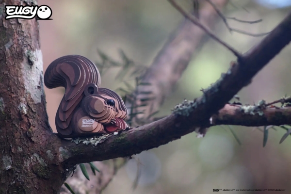 Збірна 3Д модель Eugy Зоопарк Бурундук (XEG-041) - Pampik - 10