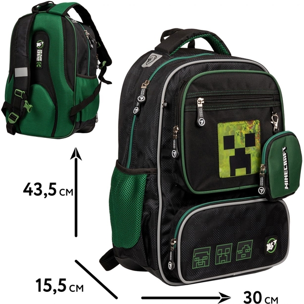 Шкільний рюкзак Yes TS-46 Minecraft (559759) - Pampik - 23