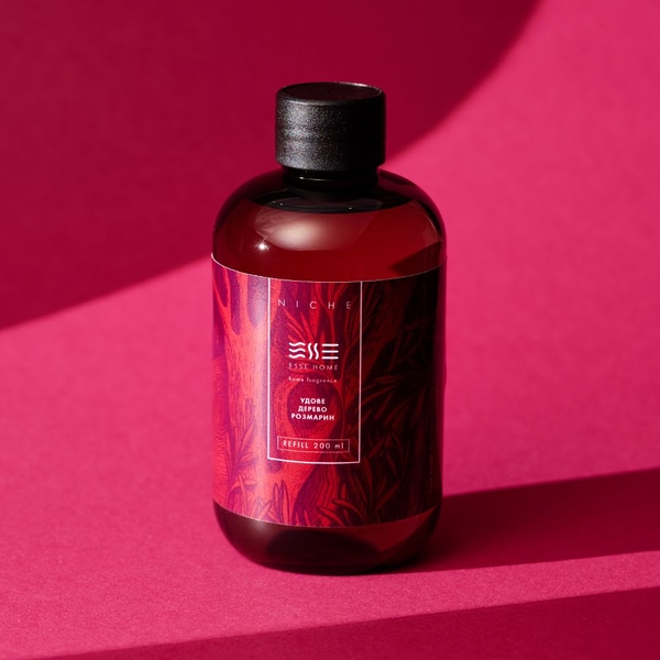 Рефіл Esse Home Niche Удове дерево Розмарин, 200 мл + 5 паличок - Pampik - 2