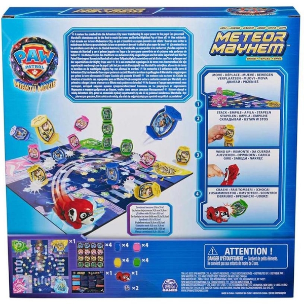 Настільна гра Paw Patrol Щенячий патруль Мегакіно Метеоритний шквал (SM98533/6067834) - Pampik - 7